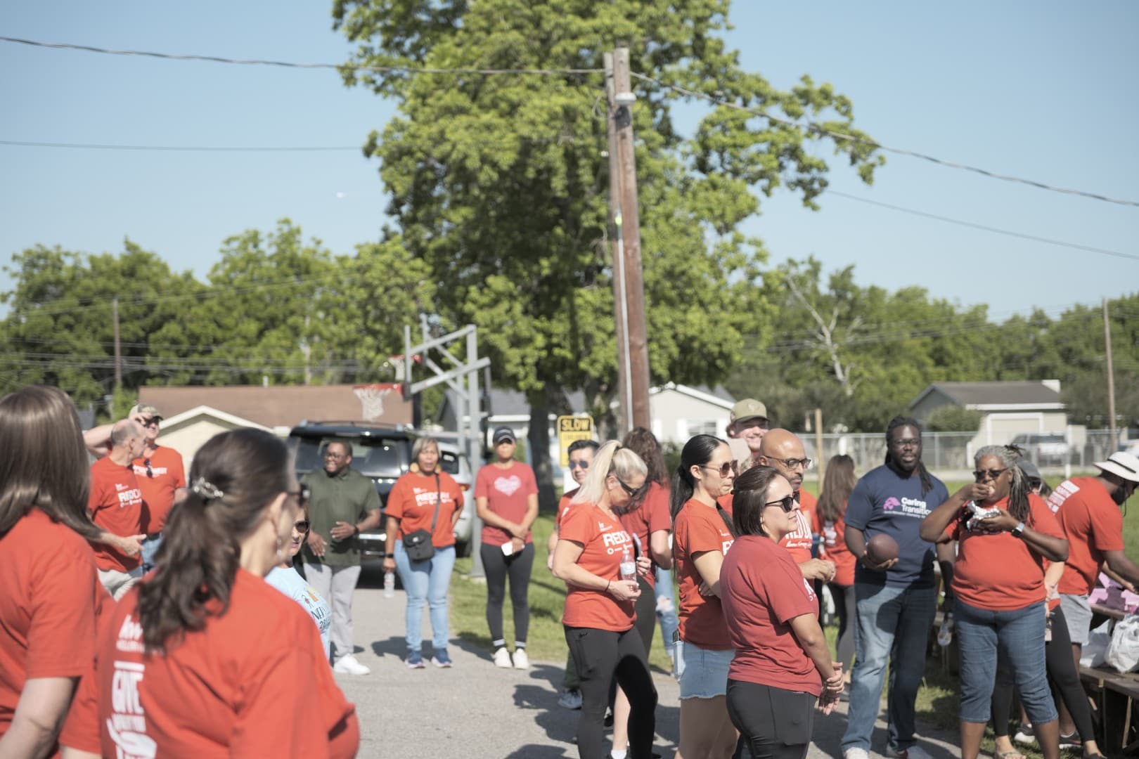 KW Southwest agents gathered outside Nery's Promise on RED Day 2026