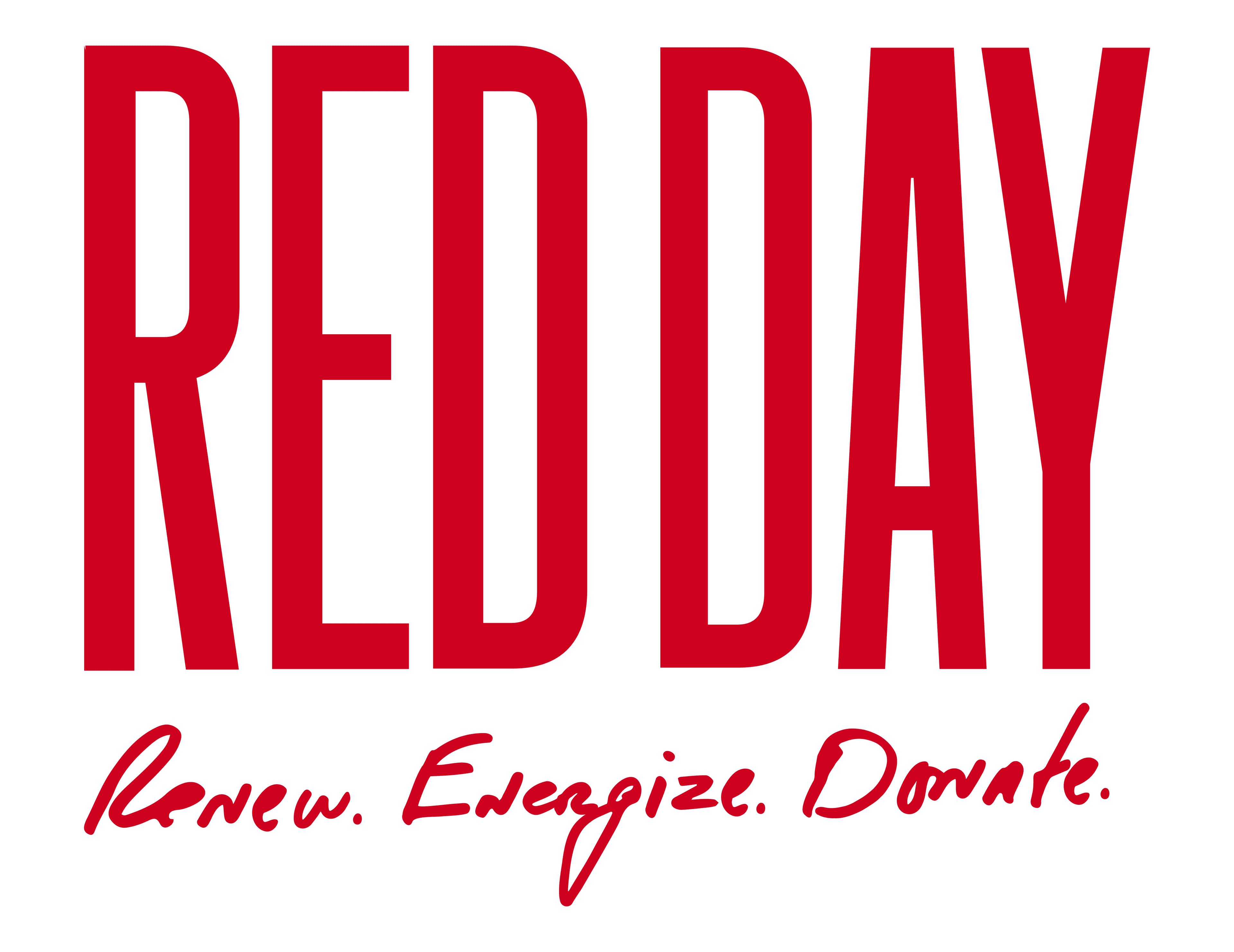 RED Day. Renew. Energize. Donate.