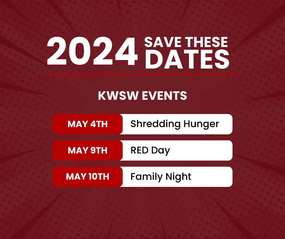 Save These Dates May 4th, May 9th, & May 10th