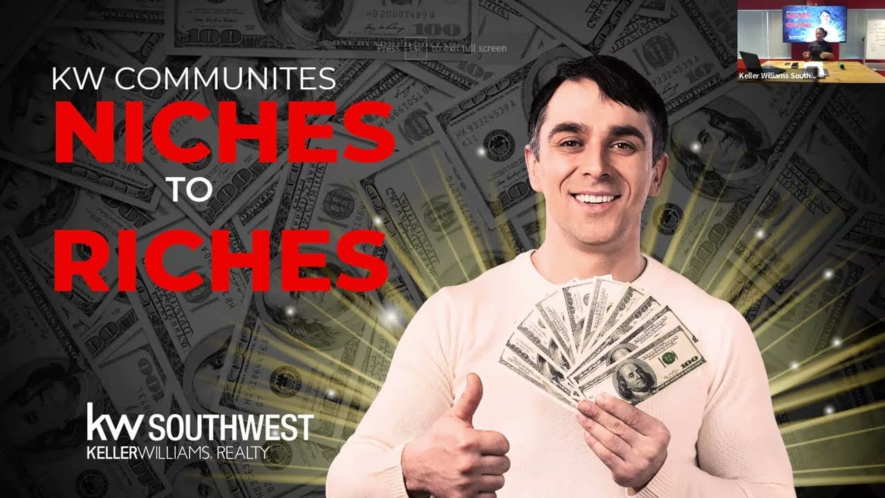 KW Communities – Niches To Riches By Verna (Video)
